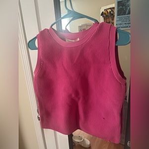 Happily Grey Pink Ribbed XL(can fit L) top